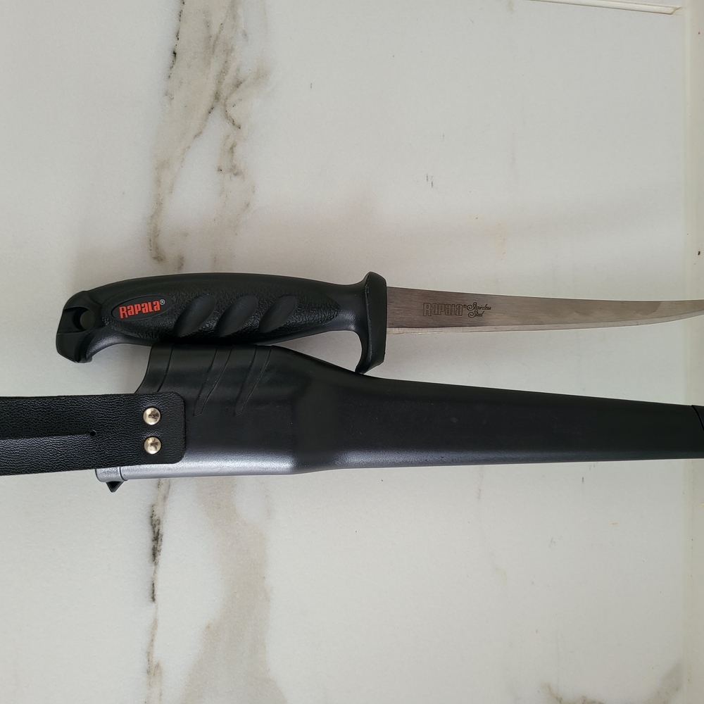Rapala Fillet Stainless Steel Knife with Sheath